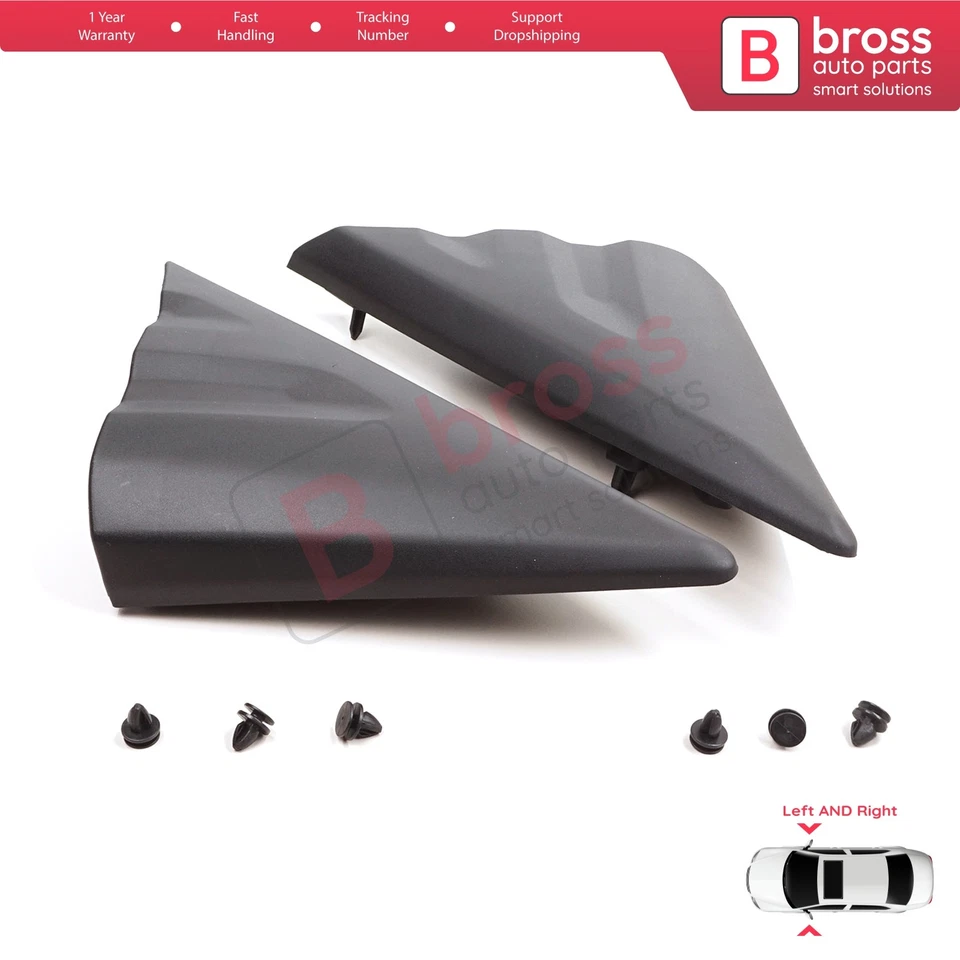 Side Mirror Door Triangle Fender Cover Set for Ford Transit MK8 V363 2013-2024 - Imagem 4 de 4