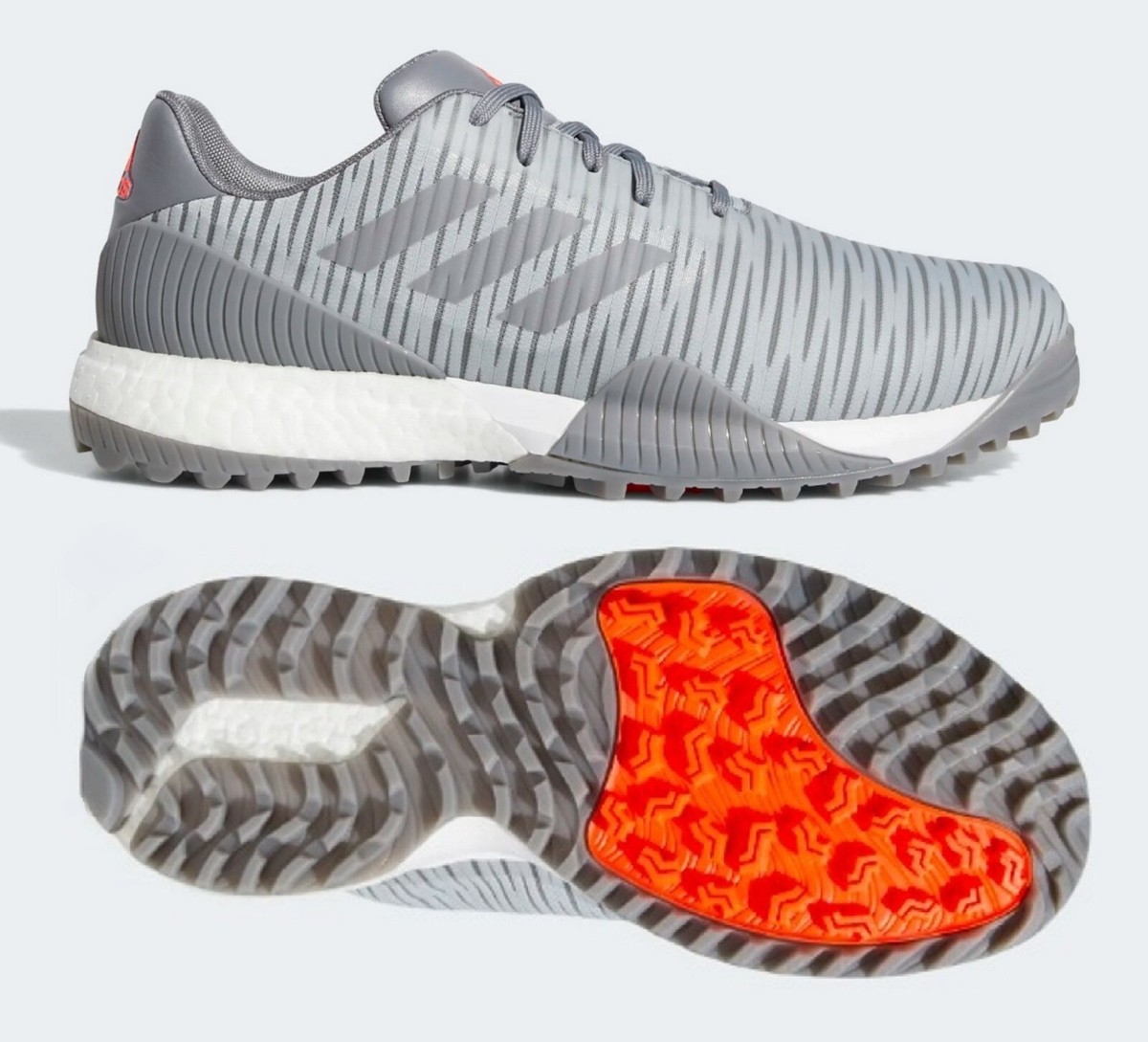 NEW Adidas CodeChaos Men Golf Shoes, Grey Two/Grey Three