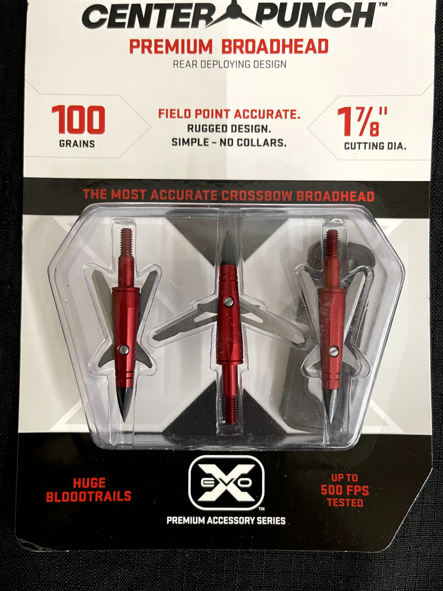 ポテトxx0210 TenPoint EVO-X CenterPunch Broadhead 3 Pack BRAND NEW