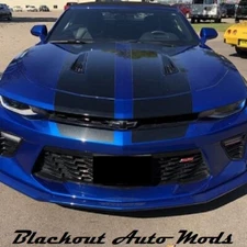Matte Black Vinyl Bow-Tie Emblem Blackout Kit for 2016 2018 Chevrolet Camaro