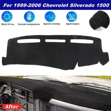 Car Dash Cover Mat Dashboard Pad for Chevy Silverado 1500 2500 Tahoe 2001-2006