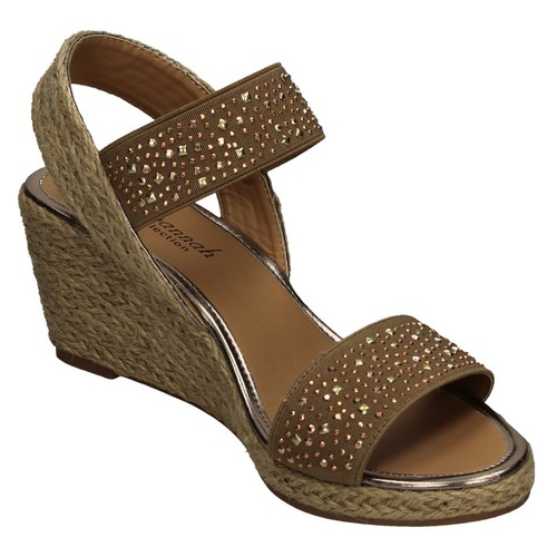 Ladies F1r0908 Open Toe Wedge Summer Sandals By Savannah Retail Price £24.99 - Picture 11 of 17