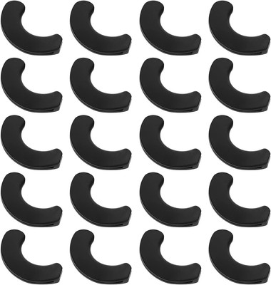 BESPORTBLE Deadlift Jack 20pcs Dumbbell Pads Practical Holders Black 