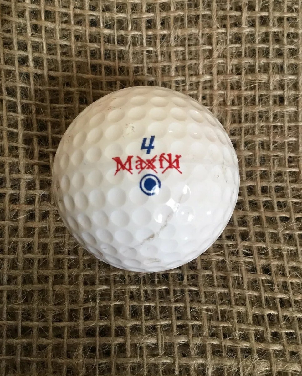 RARE Vintage DUNLOP MAXFLI #4 Blue Dot XXX Golf Ball | eBay