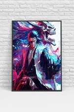Bleach Kenpachi Zaraki Poster Print - Anime Manga Wallart - No Frame