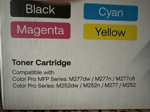 Toner Printer 201X 201A for HP CF400X Color Laserjet Pro MFP M277dw M277n M252dw - Picture 4 of 4