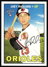 2016 Topps Heritage Joey Rickard  Rookie  #566 Baltimore Orioles