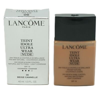Lancome Teint Idole Ultra Wear Nude SPF19 Coverage Foundation 40ml  Beige Canell