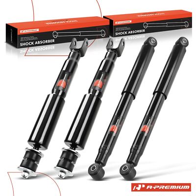 A-Premium Front & Rear Shock Absorbers for Chevy Tahoe Suburban 1500 GMC Yukon