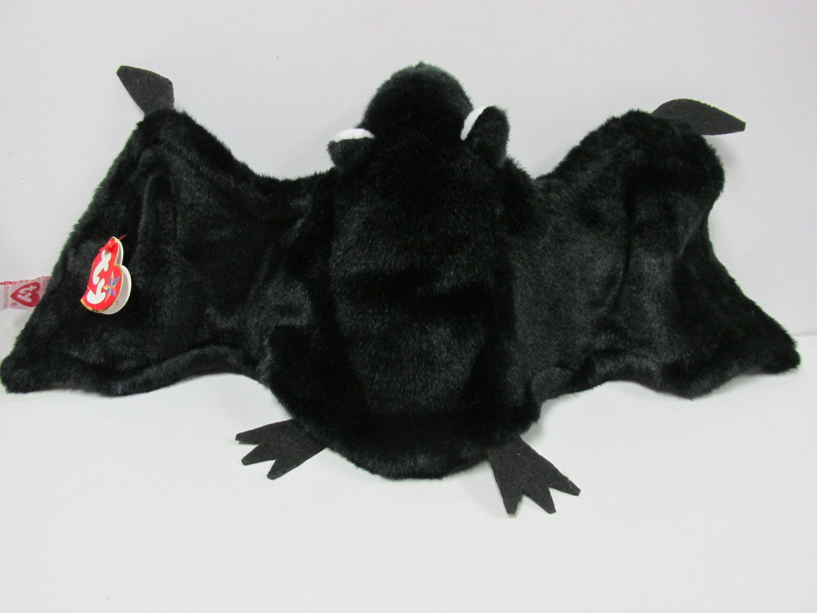 black bat beanie baby
