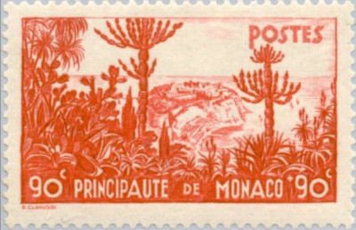 Monaco #YT136 Mint 1937 Exotic garden rock Monaco [B20 Mi139] | eBay
