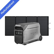 EcoFlow DELTA Pro 3 4kWh 400W Solar Panel Solar Generator Certified Refurbished