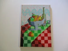 GERALD PAYNE ROWLES PAINTING VINTAGE ABSTRACT EXPRESSIONISM CUBIST CUBISM POP