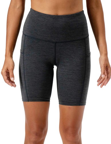 Women's 2-Pack High Waist Workout Yoga Running Exercise Shorts with Side Pock... - Picture 5 of 7