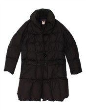 Les Copains Womens Duffle Padded Coat It 50 Xl Black Polyester Ag02