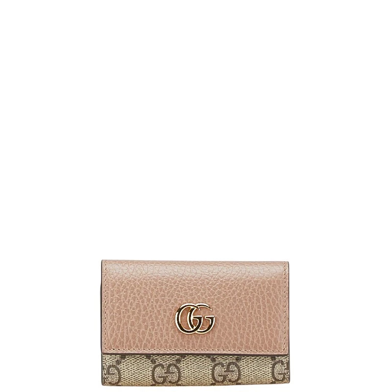 Porte clés six crochets GUCCI GG Supreme GG Marmont 456118 Femme 【Occasion】