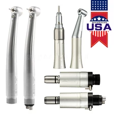 NSK Style Dental Low Slow Speed Handpiece Kit  /LED High Speed Turbine 2/4 H dx