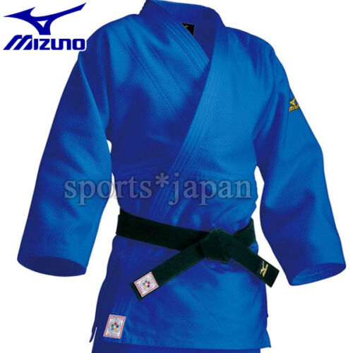 Mizuno JAPAN Judo gi Blue Jacket Judogi New IJF Official Approved 22JM5A1527 - Afbeelding 1 van 1