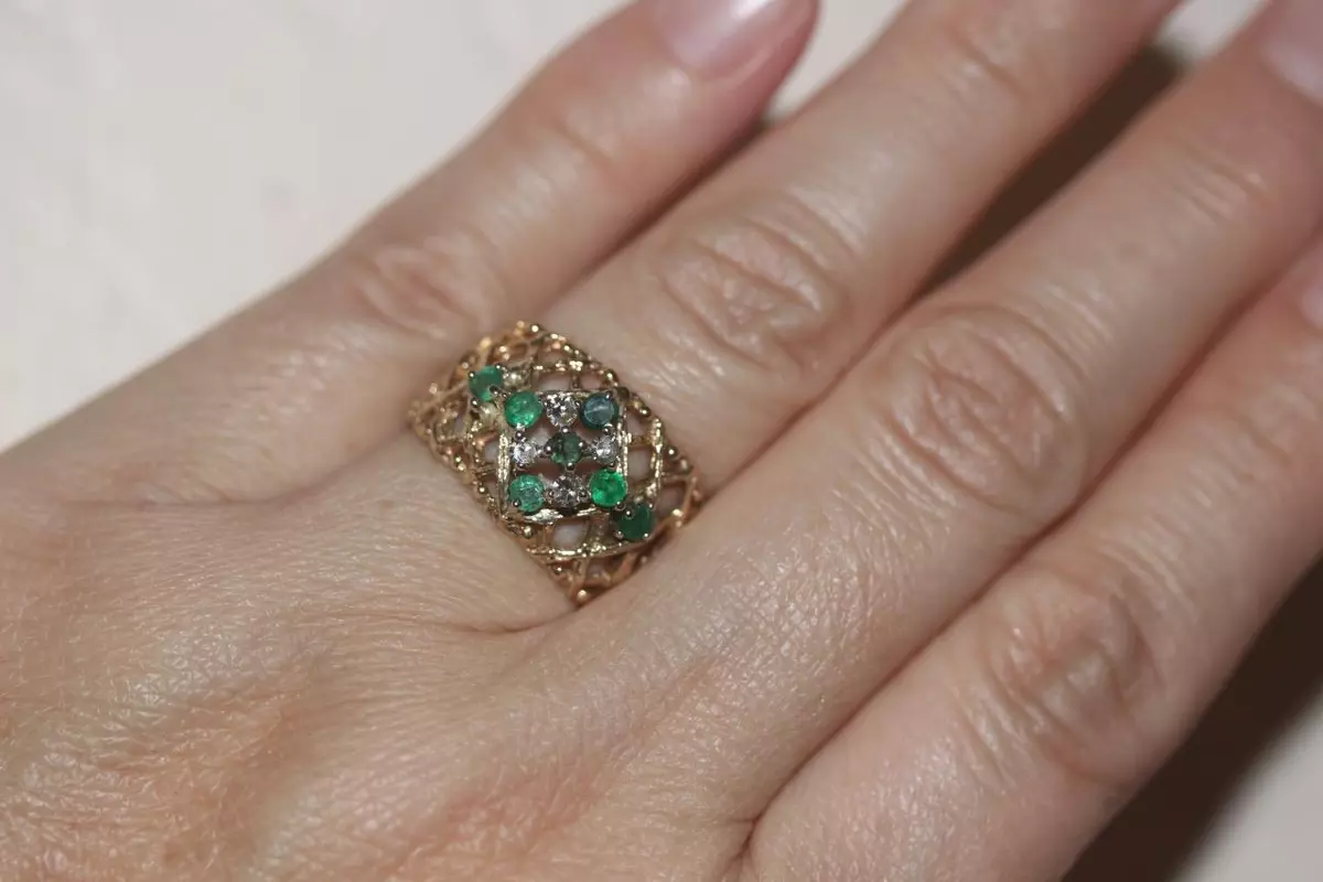 Vintage emerald rings ebay store