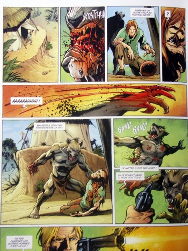 2017 Island of Dr Moreau French Ed Hardcover Comic Graphic Novel HG Wells - Picture 11 of 11