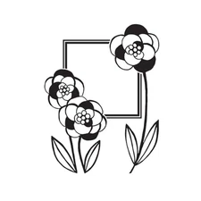  #139  Darice Embossing Folder Essentials  THREE FLOWER SQUARE 30041352