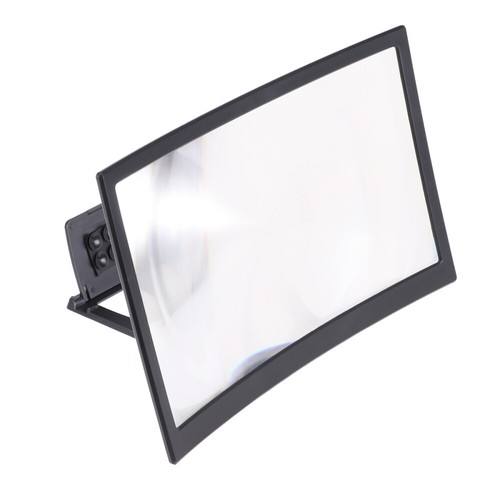 Curved Mobile Phone Stand Cell Magnifier Screen Amplifier Bracket - 第 4/11 張圖片