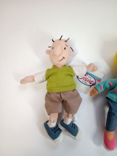 The Disney Store Bean Bag Plush - Doug and Patti Figures - New With Tags - Picture 2 of 4