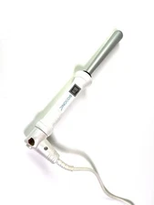 Bio Ionic Curling Wand Iron Styler CICW 1.0 Silver - TESTED