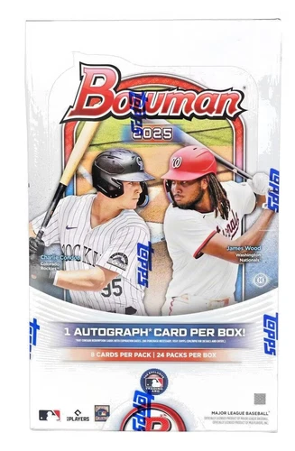 2025 BOWMAN CHROME BASEBALL HOBBY BOX (1 AUTO) Brand New Sealed