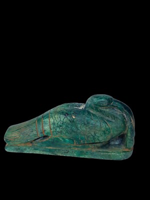 RARE ANCIENT EGYPTIAN ANTIQUE Statue Stone of Small Bird Ibis Thoth