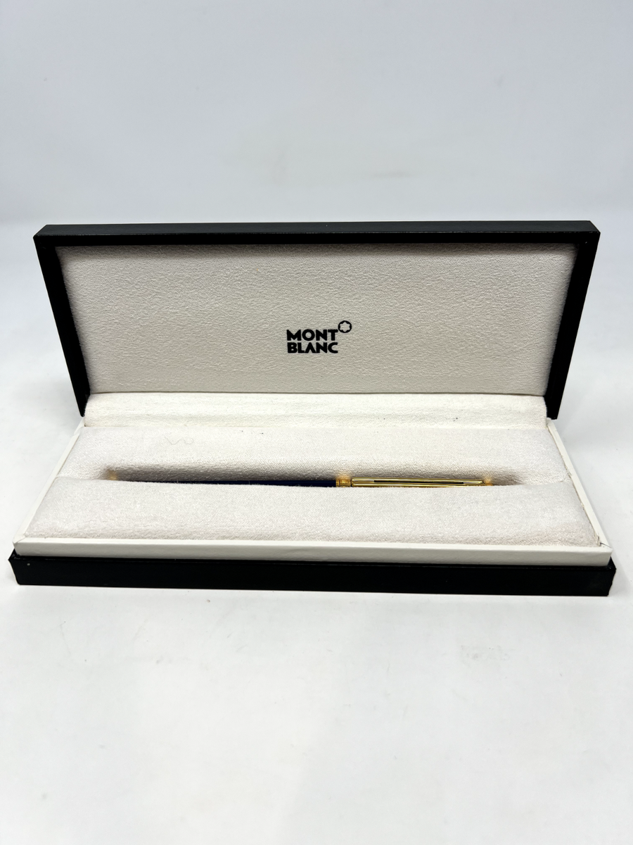 Montblanc Noblesse Oblige Blue & Gold 14kt Med. Nib 585 in Box