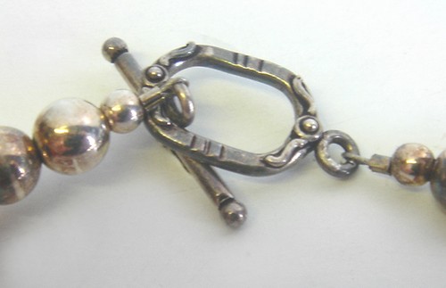 Fabuloso COLLAR DE COLECCIÓN DE CUENTAS DE LEY CON CHIP DE MIEL ÁMBAR 925 - Imagen 2 de 2
