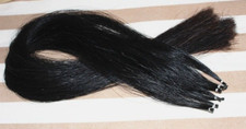 5 hanks violin viola cello Mongolia natural black bow hair horse tail 80-85 cm