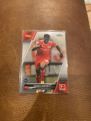 2022 Topps Chrome Bundesliga Rookie Taiwo Awoniyi 1. FC Union Berlin