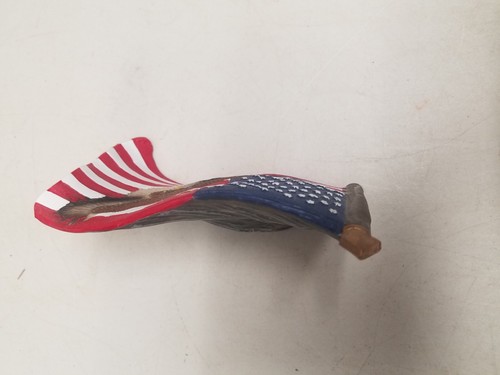American Pride Flying Eagle Flag Figurine - Picture 11 of 12