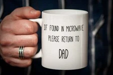 Please Return to Dad Funny Humorous Fathers' Day Mug Fathers Day Gift Dad Gif...