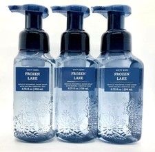 3-PACK BATH  BODY WORKS WHITE BARN FROZEN LAKE GENTLE FOAMING HAND SOAP 8.75 OZ