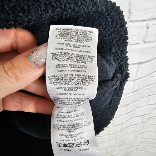 Columbia Women's Panorama Sherpa Fleece Jacket XL Black Long Snap Closure Warm - Picture 10 of 13