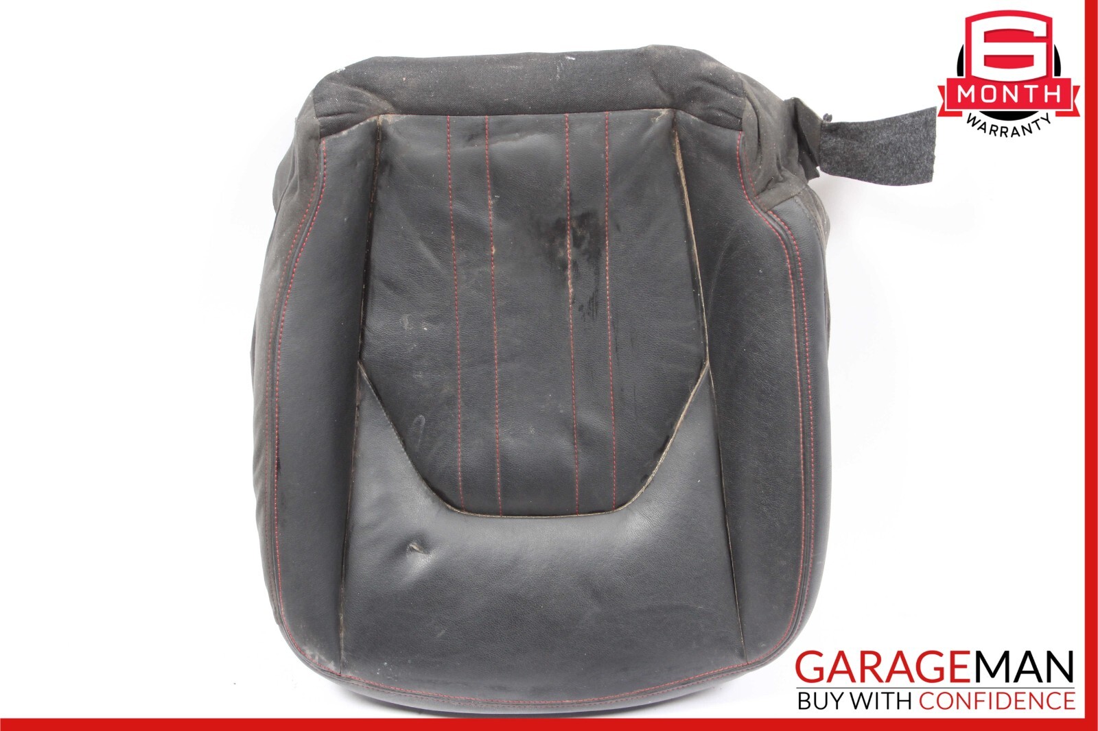 14-17 Maserati Ghibli Front Left Driver Side Lower Bottom Seat Cushion Black OEM