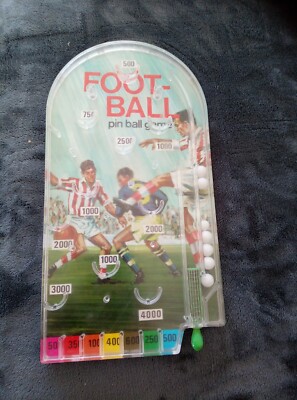 Vintage 70er Jahre Fußball Bagatelle Flipper Spiel (Hongkong) 