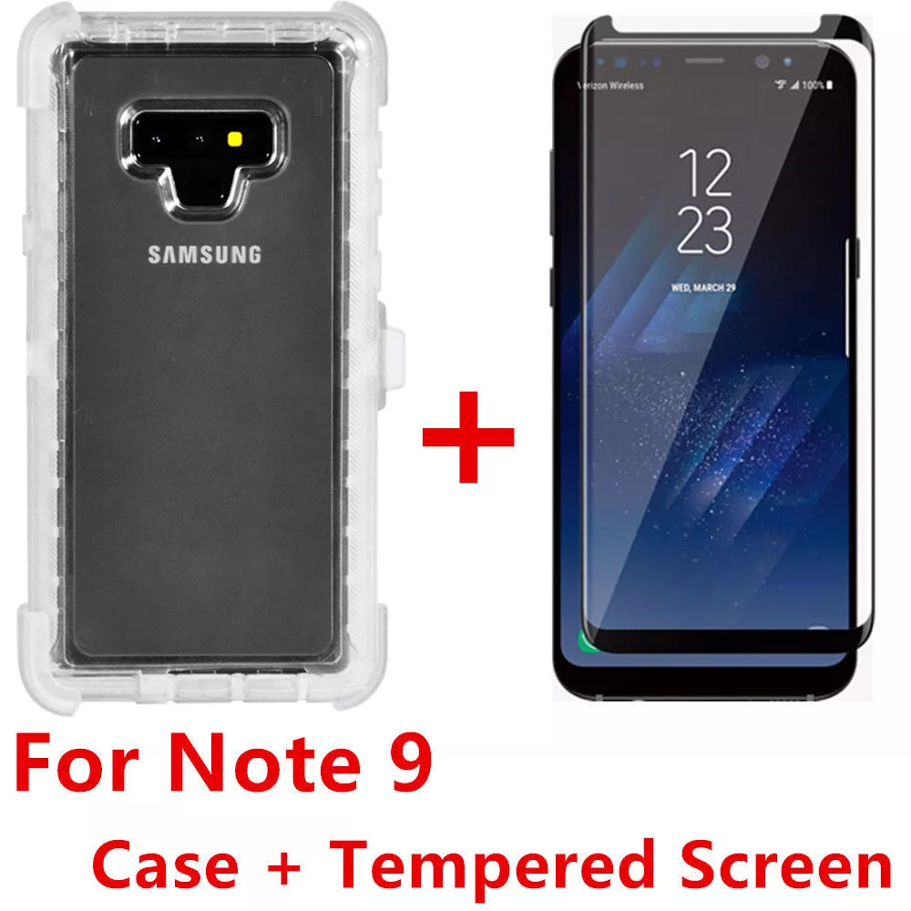 Note 9 case with belt cheap clip