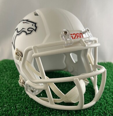 CUSTOM DENVER BRONCOS RIDDELL SPEED MINI HELMET 2024 