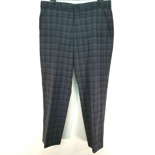 NIKE Fit Dry Golf Pants Black Gray Plaid 269417-010 Grip Band Men's 36/30 $85 - Picture 5 of 8