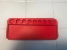 Plastic Insert for Craftsman 1/4" Metal socket set - Red Insert ONLY