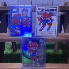 Logan Mailloux 3 Card Lot - 2024-25 Series UD Portraits & Glossy, Extended 