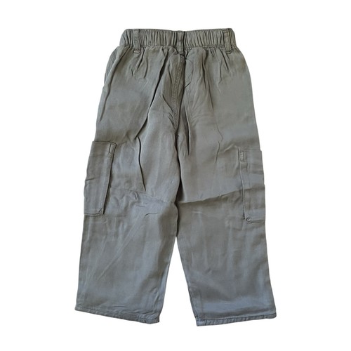Zara Toddler Cargo Pants Army Green Ealstic Waist Lined Soft Size 3-4 Years NWT - Picture 5 of 7