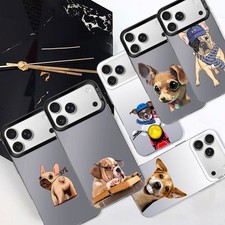 Cute Dog Design Case For Samsung S25 S26 S24 iPhone 17 Pro 16e 15 14 Phone Cover