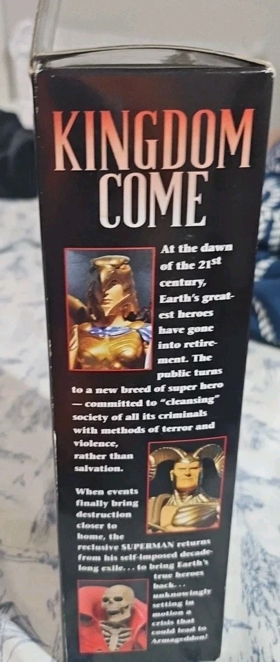 Figura de acción The Flash Kingdom Come Wave 3 roja nueva FS DC Alex Ross Amricons Foto 3 de 3