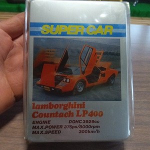 Showa Retro Countach Lamborghini Super Car Lp400 Then Lunch Box Famous 24 Scale