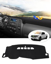 Silverado Dash Cover 63.78 20.87 Chevy Silverado/GMC Sierra 2007-2013 , Black